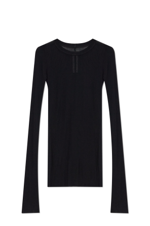 Saint Laurent Transparent top with long sleeves | Women's